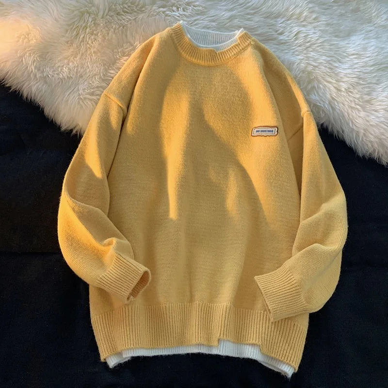 Плюшевая Толстая блузка японский свободный однотонный студенческий модный