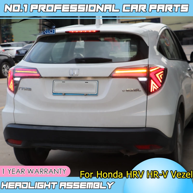 Новый автомобильный Стайлинг 2015-2021 для Honda HRV Vezel светодиодный ные задние фары s