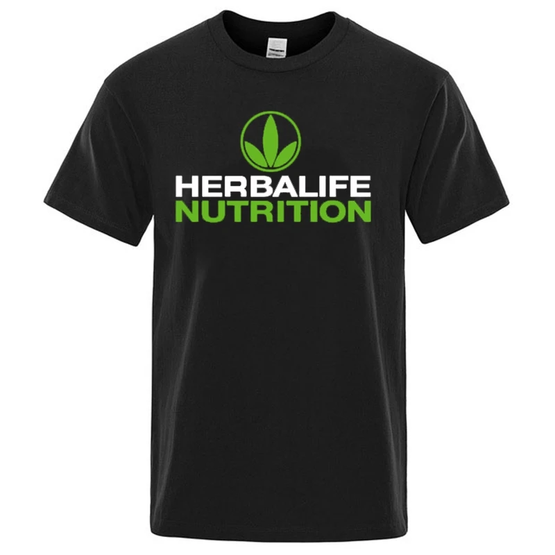 2021 latest Herbalife Nutrition logo men's/women's summer T-shirt popular short-sleeved unisex T-shirt