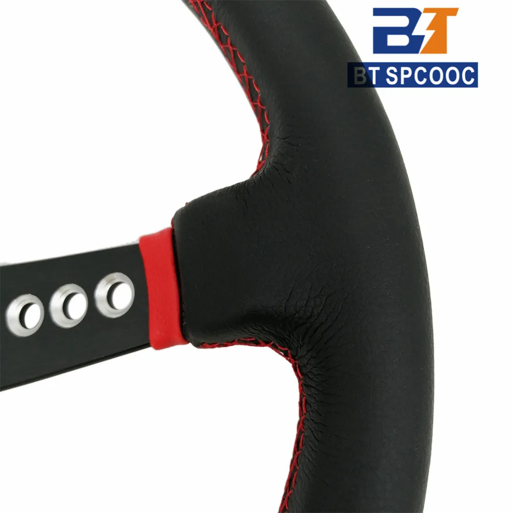 Автомобильное рулевое колесо 14 дюймов из глубокой кукурузной кожи 350 мм высокое