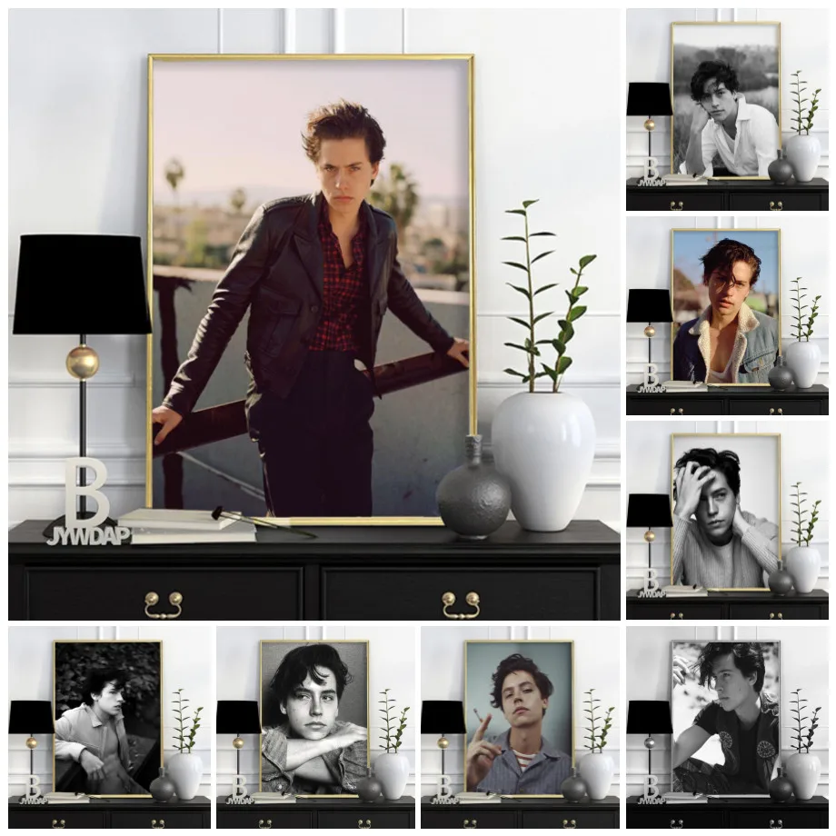 

Posters and Prints Cole Sprouse TV Series Movie Star Actor Art Canvas Painting Wall Pictures for Bedroom Living Room Home Decor