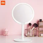 Зеркало для макияжа Xiaomi mijia, настольное портативное регулируемое зеркало с подсветкой и зарядным сенсорным экраном типа с, со светодиодной подсветкой