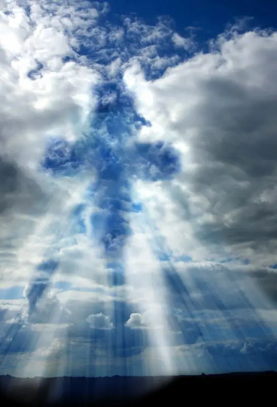 

Laeacco Wonderland Shinny Cloudy Stairs To Sky Photography Backgrounds Heaven Holy Cross Jesus Room Decro For Photo Backdrops