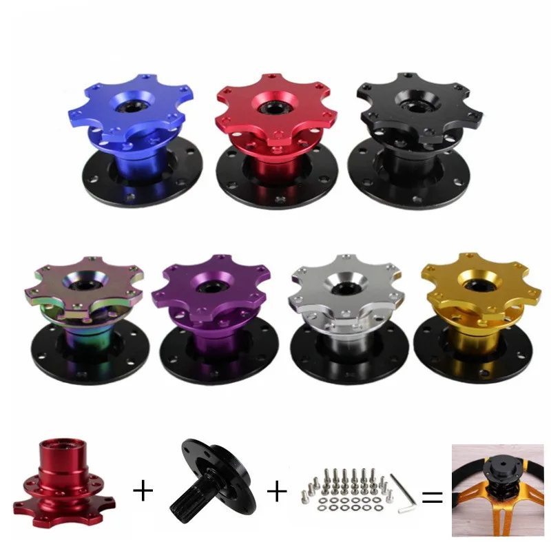 Universal Steering Wheel Quick Release Hub Boss Kit Adapter For 6 hole | Автомобили и мотоциклы