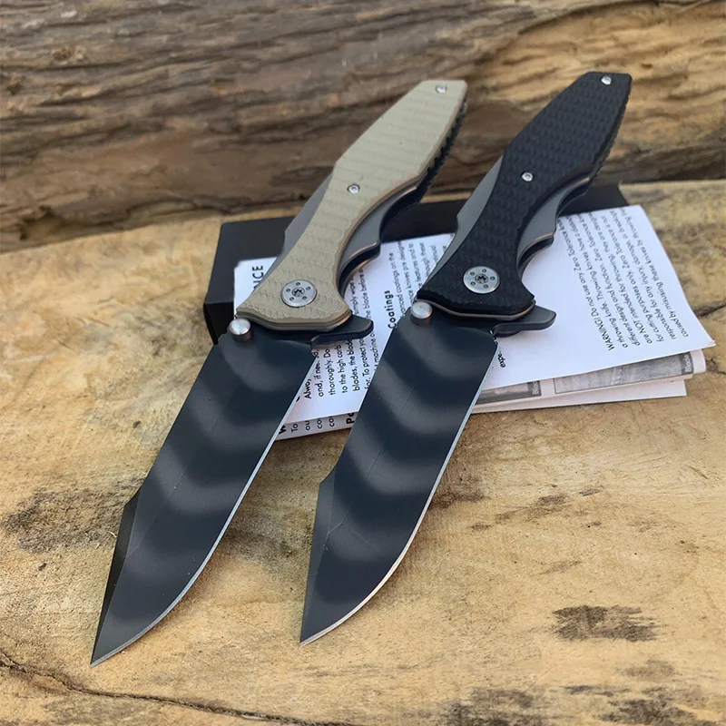 Быстросъемный складной нож ZT 0393 9CR14MOV стальной лист + G10 листовая ручка