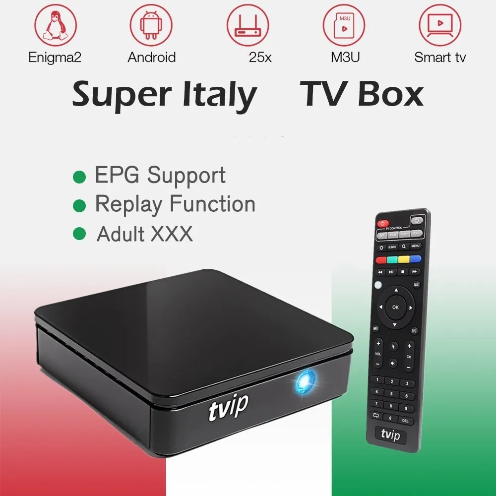 Супер iptv box TVIP412 Linux System & Android tv + Italy Germay UK Swiss Channe Top только без каналов|mag 250 box|iptv boxiptv
