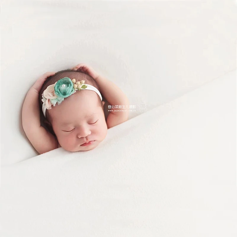 150X170 CM Newborn Photography Props Backdrop Soft Fabrics Shoot Studio Accessories Baby Posing Frame Blankets Multiple Colors