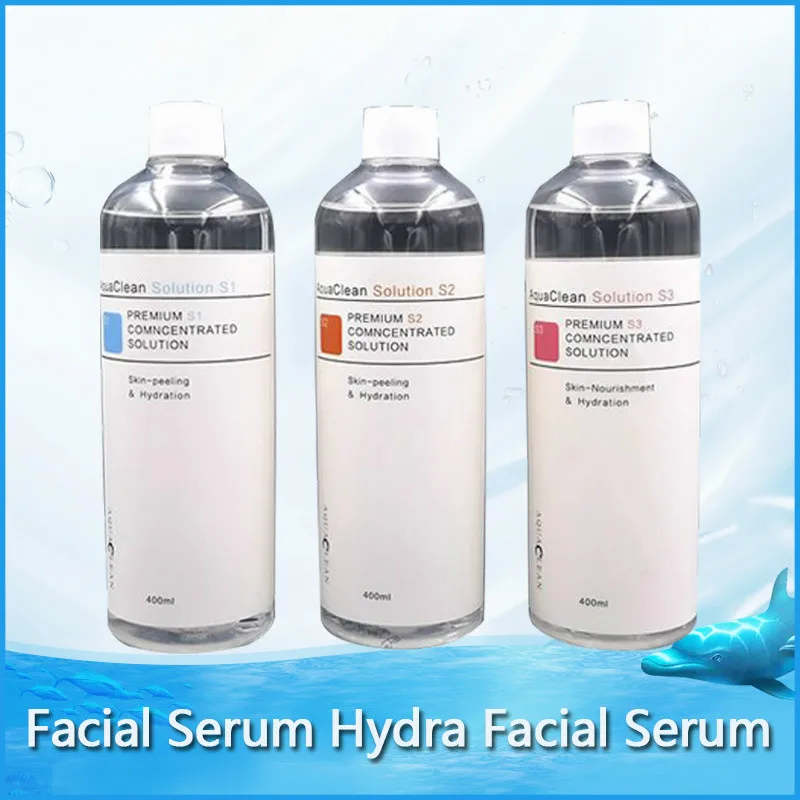 2020 Manufacturer Direct Sale Aqua Peeling Solution 3 Bottles Aqua Facial Serum Hydra Dermabrasion Facial Serum For Normal Skin