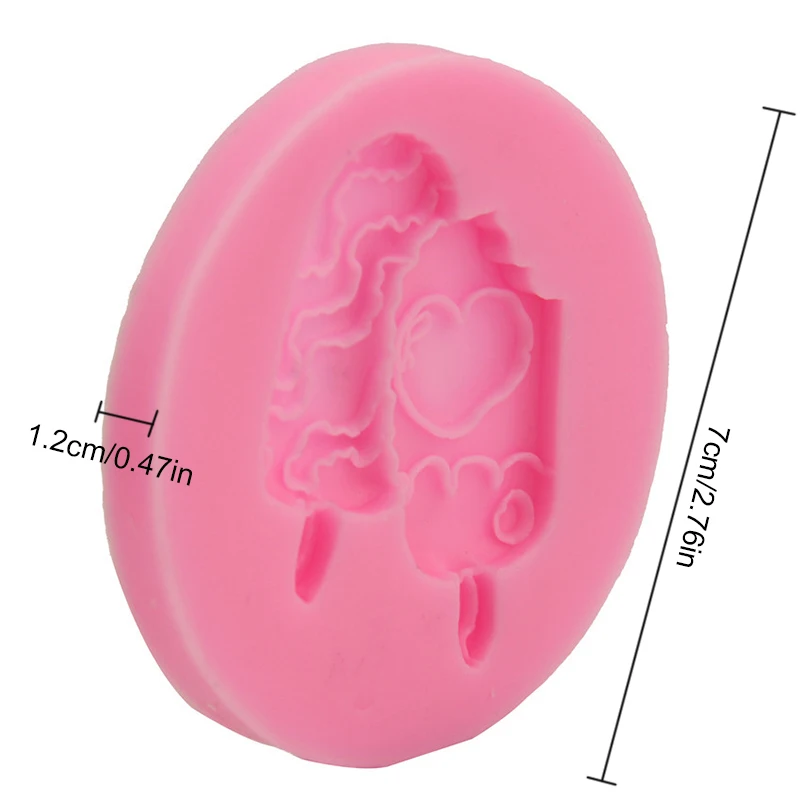 Lollipop ice cream fondant cake mold Non-Stick Reusable DIY cake fondant tools baking DIY appliances kitchen tools