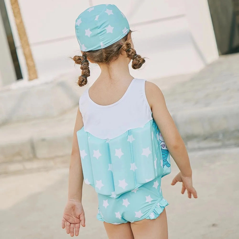 Детский цельный летний плавучий жилет купальный костюм для детей пляжный