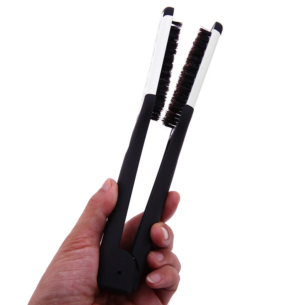 Щетка для укладки волос керамическая расческа из фанеры выпрямитель