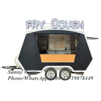 mobile food truck crepe food cart fast food truckvancarttrailerkiosk for sale
