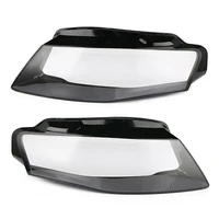 1 pair new car left right headlight front head lamp cover cap lens fit for audi a4 b8 2009 2010 2011 2012
