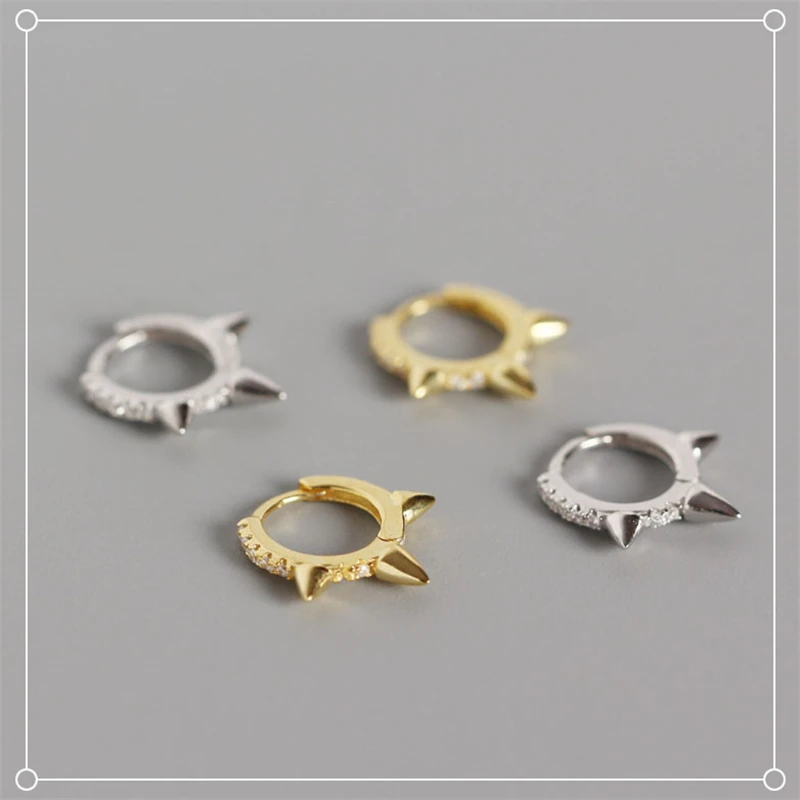 Женские серьги-гвоздики в готическом стиле 1 пара сережек из стерлингового