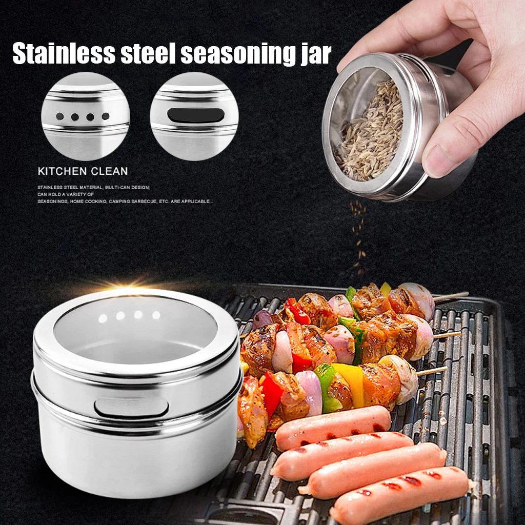 Баночка для специй баночка на магните набор бутылок приправ шейкер инструменты