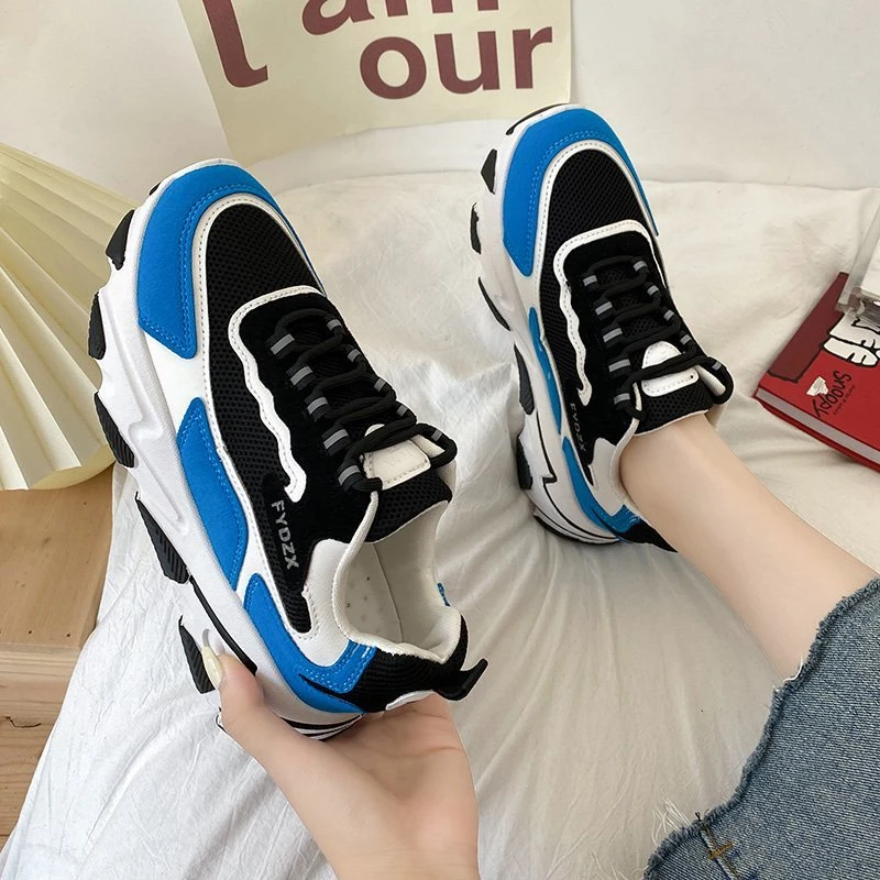 Женские кроссовки на массивной платформе желтые или зеленые спортивные толстой