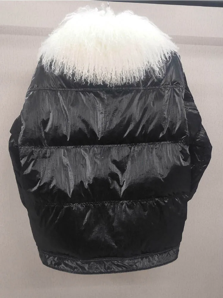 2019 зимняя женская куртка из натурального меха пальто Лисьего свободное короткое