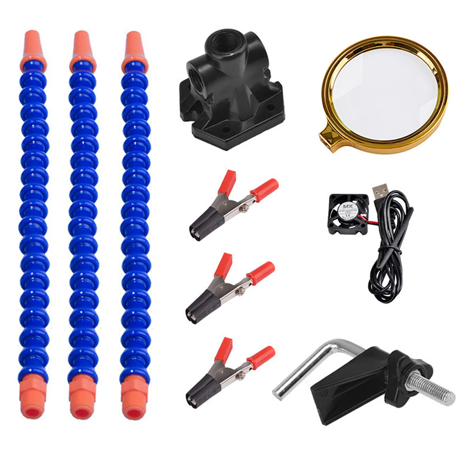 Настольная паяльная станция держатель печатной платы с лупой и 3 гибкими