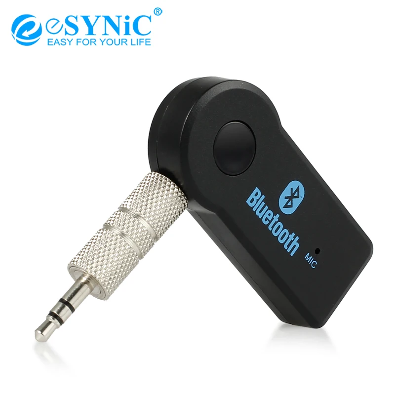 ESYNiC для автомобиля Bluetooth беспроводной AUX в приемник адаптер с 3 5 мм Jack и USB