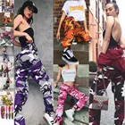 Брюки-карго женские камуфляжные в стиле милитари