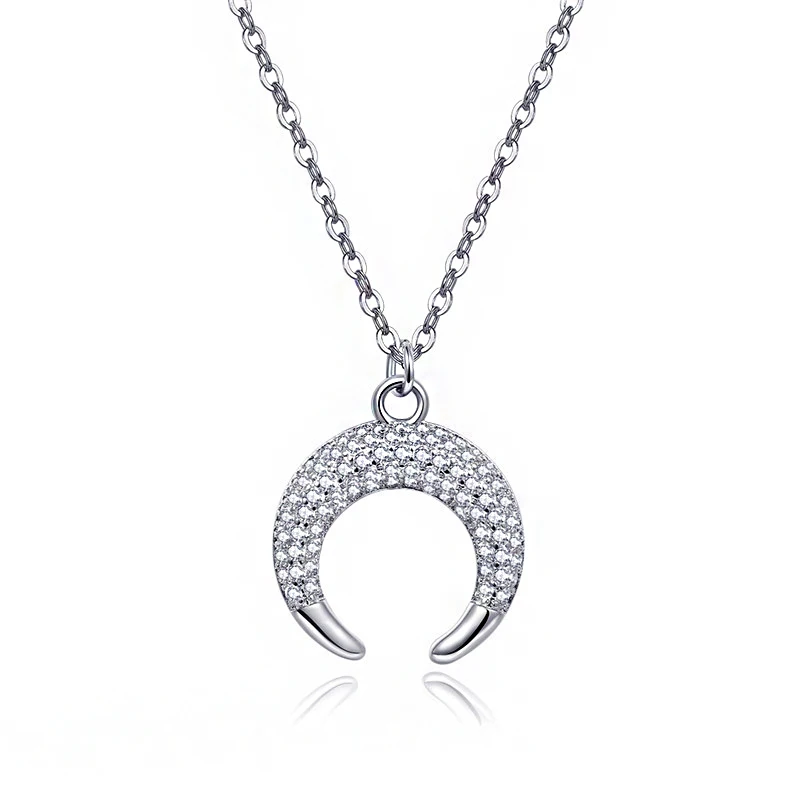Лидер продаж модное ожерелье с подвеской в виде Луны для мужчин и женщин