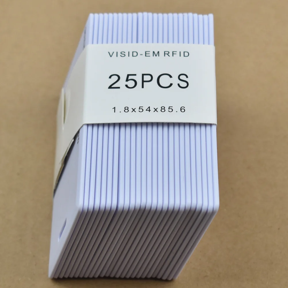 50 шт./лот 125 кГц rfid тег EM ID TK4100/EM4100 толстая карта система контроля доступа RFID |