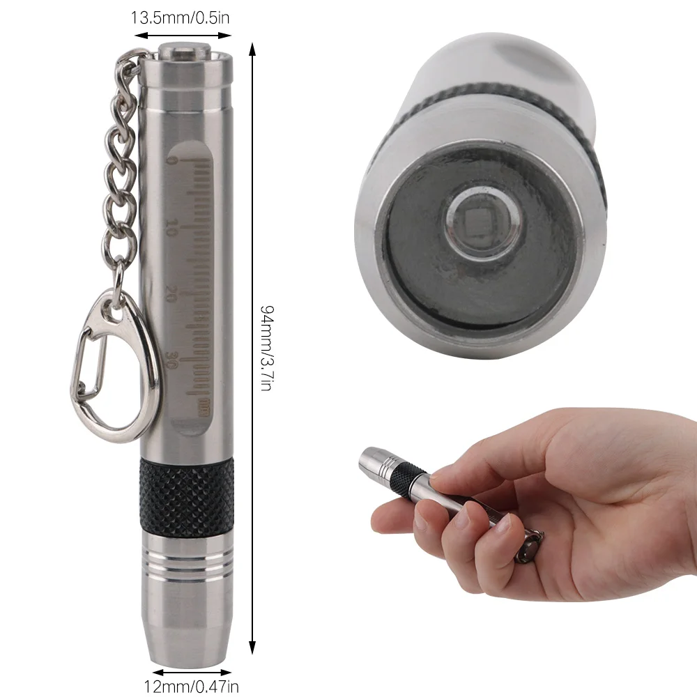 BORUiT 330LM Q5-XPE светодиодный мини 365nm УФ-светильник фиолетовый светильник брелок фонарь ювелирные изделия идентификация портативный фонарь