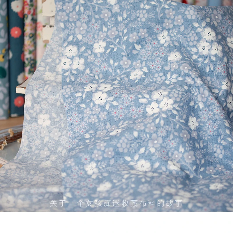 

Dailylike 50*160Cm Cotton Fabric Printed Cloth Sewing Quilting Fabrics For Patchwork Needlework DIY Handmade Accessories
