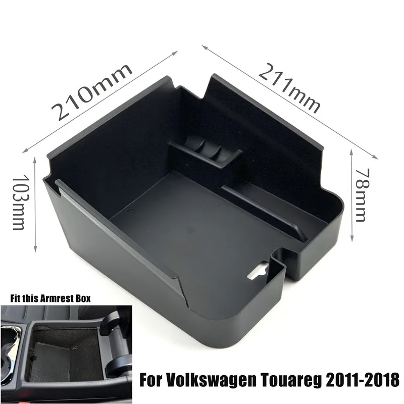 for Touareg 11-18 Автомобильный подлокотник для Volkswagen Touareg Jetta Sharan Tiguan Touran Teramont Passat CC Variant Arteon Golf Sciocco MAGOTAN T-ROC - Название цвета: for Touareg 11-18