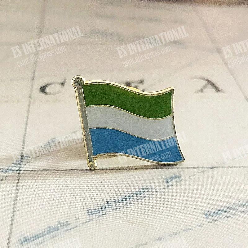 

Булавка с флагом Сьерра-Леоне