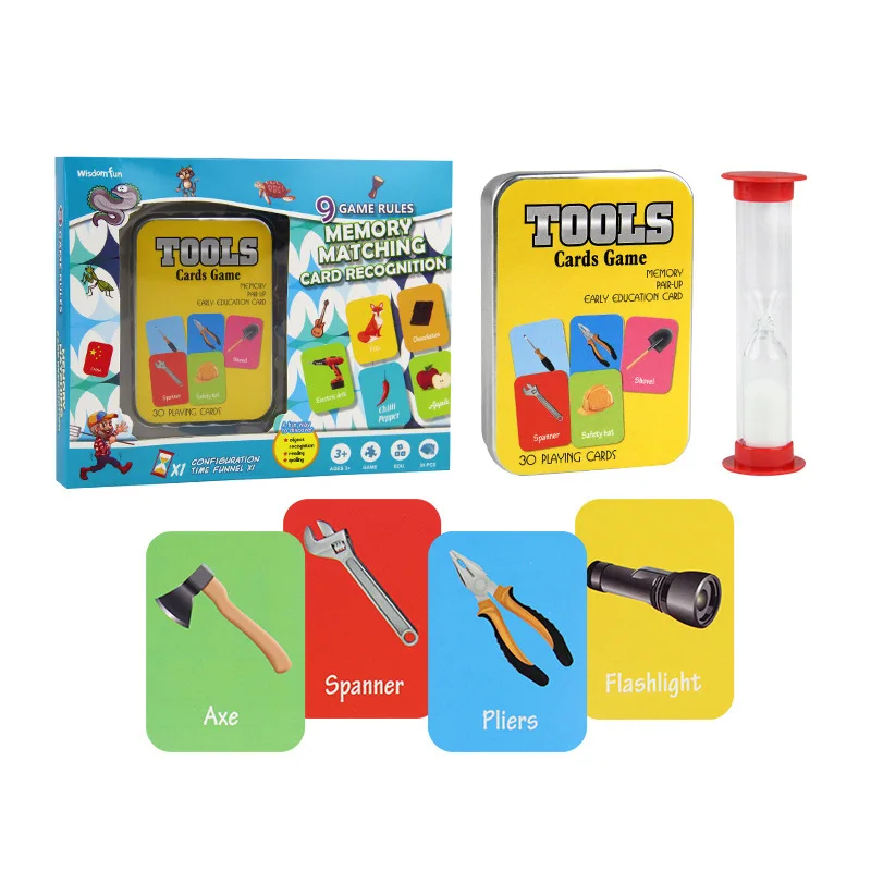 

Children's Memory Training Card HeroCraft Twice Early Education Board Game Baby Find the Same Cognitive Matching Toy