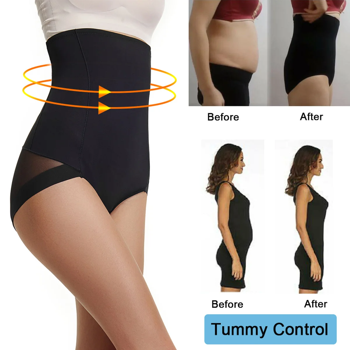 Joyshaper женские трусики с высокой талией Корректирующее белье для живота нижнее