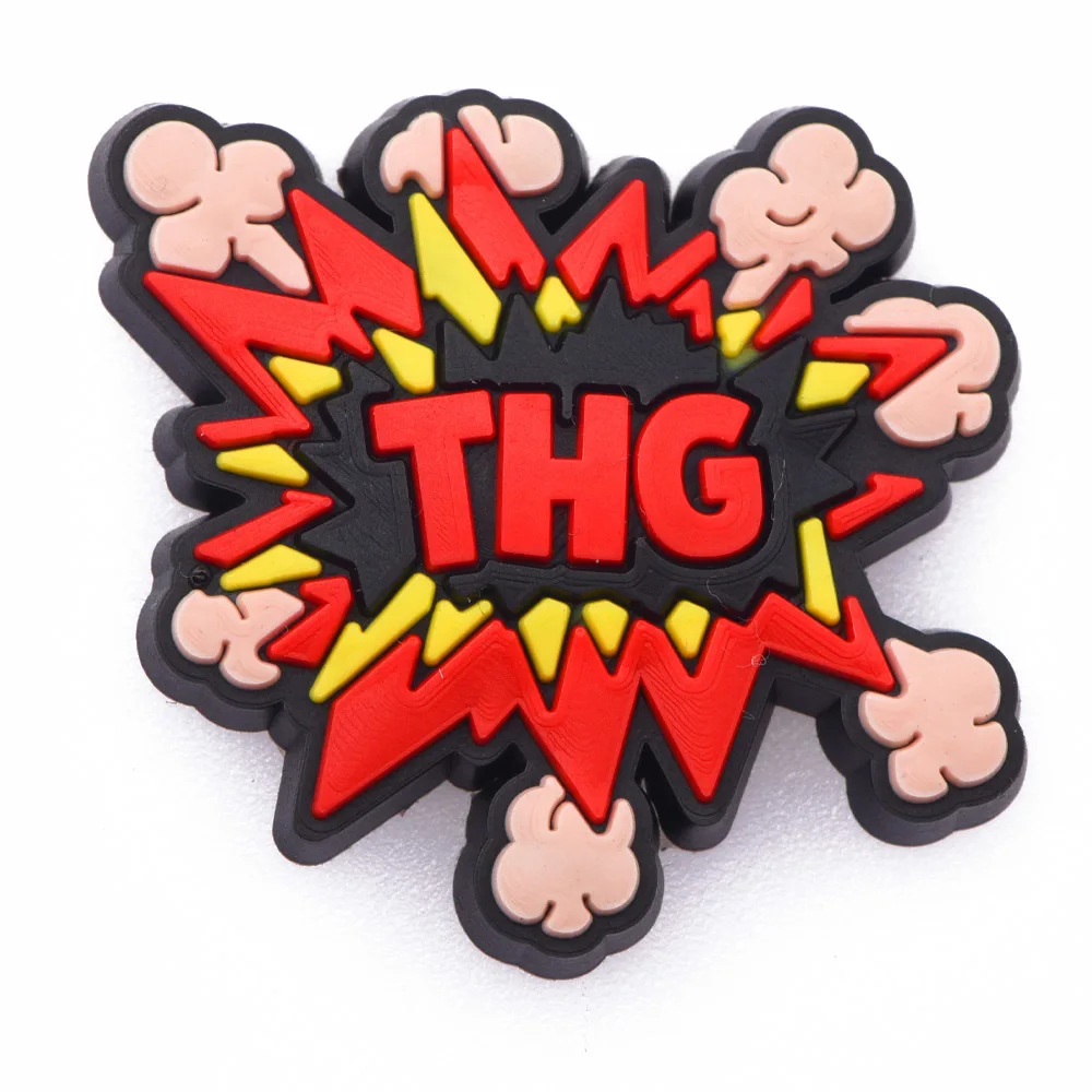 New Custom 1pcs Shoe Decoration Croc Charms For Clogs Bracelets Accessories For Adults Birthday Gifts