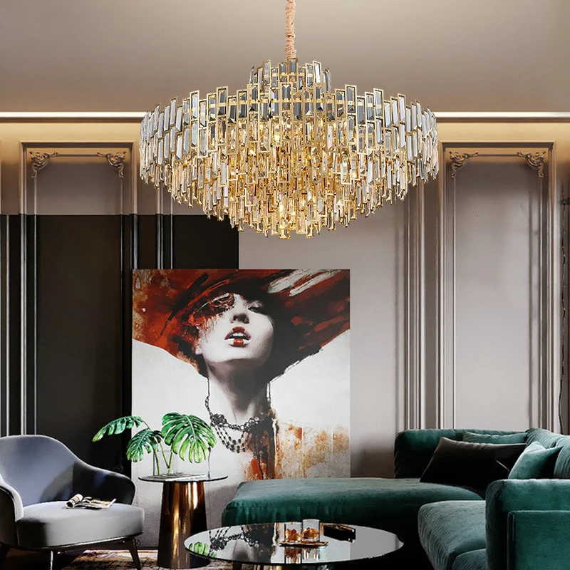 Хрустальная люстра гостиная Светильник ing спальня лампа атмосферу современный