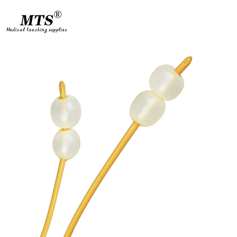 МТС латексный мочевой катетер 3 способа двойной шар силиконовым покрытием 1 шт.