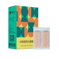 100 stick each box sterile disposable sterile ear press needles auricular acupuncture needles 0 221 5mm with medical plaster