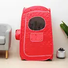 Портативная Паровая сауна с автоматической влажностью, 2 л, аппарат для 2 человек, для похудения, спа, для здоровья, простая Сочлененная стальная рама, сауна