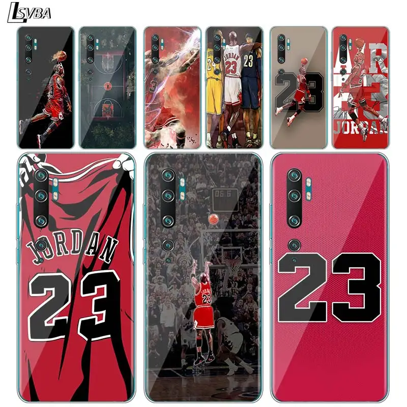 

Basketball Number 23 Soft TPU Silicone Cover For Xiaomi Mi 8 9 9T SE A1 A2 5X 6X Lite Pro F1 Mix 3 Play Phone Case