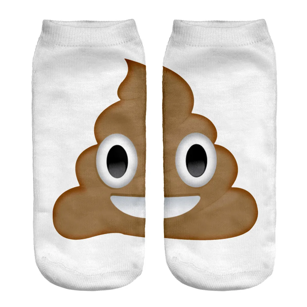 1 пара забавных носков удобные носки с принтом тапочки невидимые летние Осенние