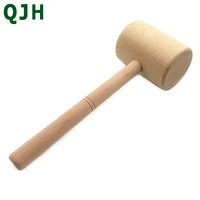handmade diy leather craft tools carving beech hammer percussion punching tool hammer solid wood hammer leather tool