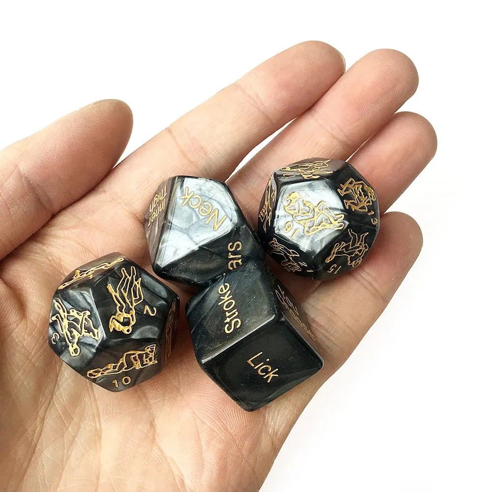 12 Сторон Забавные эротические игральные кости и 6 сторон эротический крэпс секс
