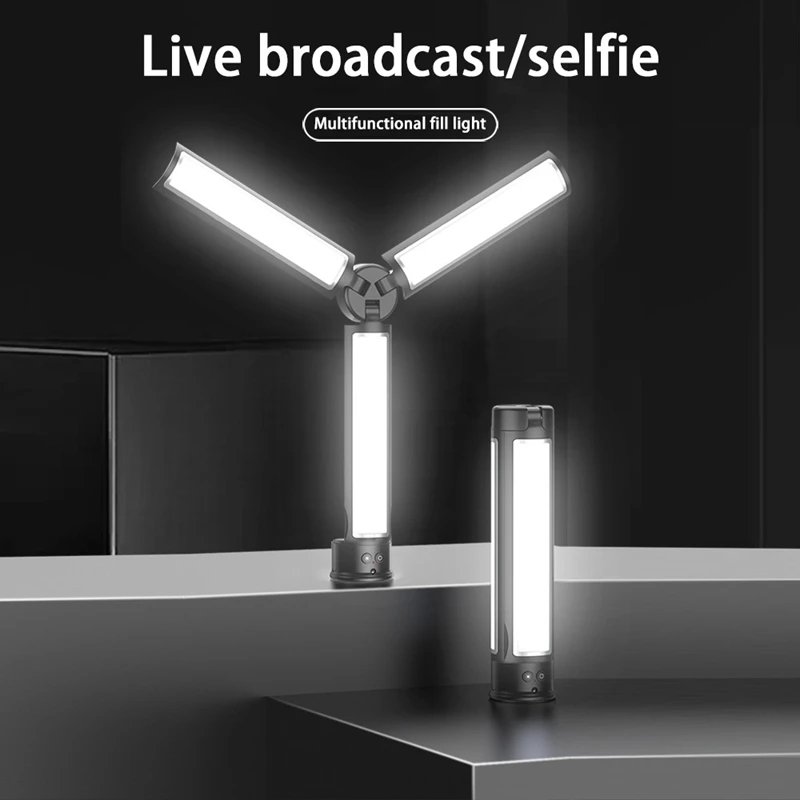 

CYKE Photo Led Selfie Ring Fill Light Folding Wireless Remote Control for Video Recording Makeup Live Camera