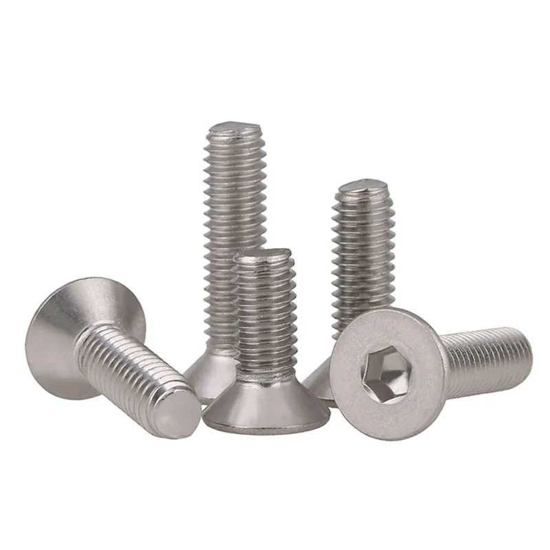 

5pcs M8 M10 M12 Allen Screws Countersunk Hex Socket Bolts A2 Stainless Steel Fastener