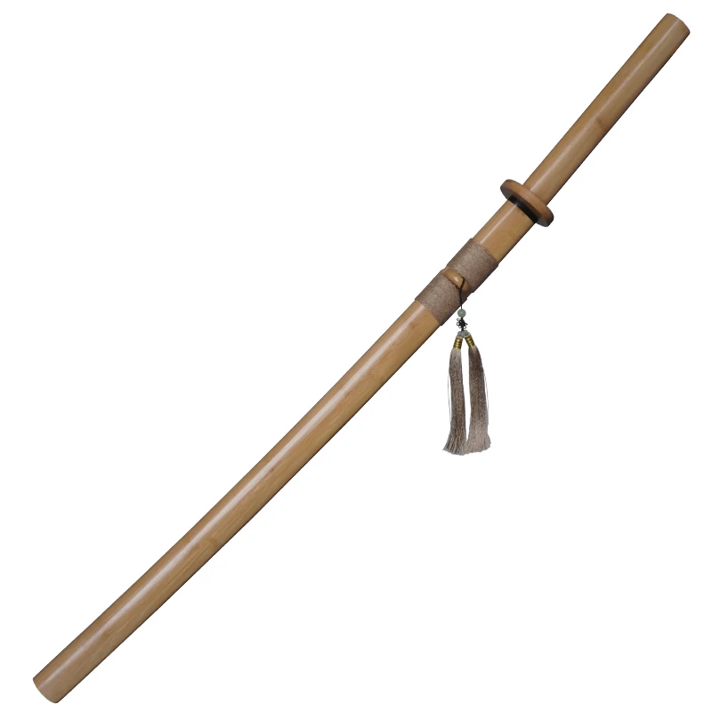 С ножом футляром Iaido деревянный меч кэндо бамбуковый нож японский тренировочный