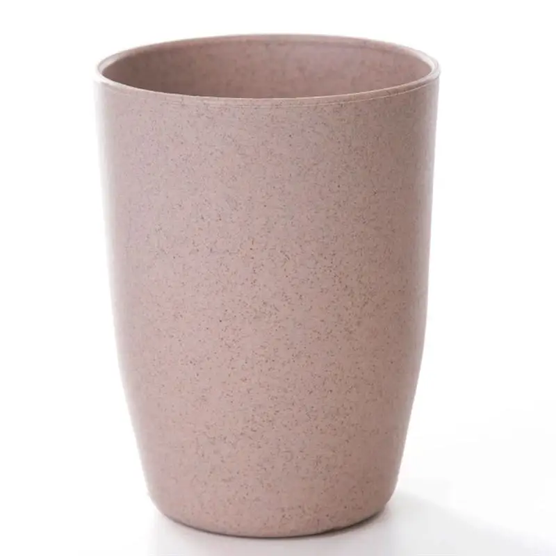 8Pcs Wheat Straw Toothbrush Cups Tooth Brush Mug Simple Wash Cup Water Drink for Adults Students Random Color | Дом и сад