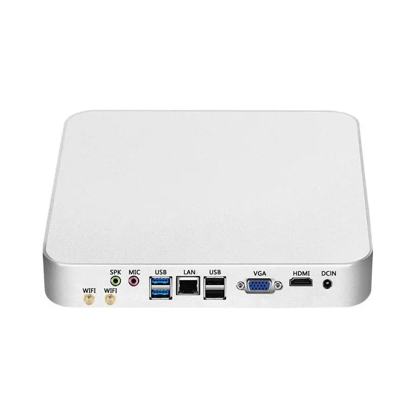 Мини ПК Вентилятор охлаждения Мини компьютер Windows 10 Core i3 4010U i5 4200U офисный ПК HD графика 4400 HTPC wifi usb tv BOX
