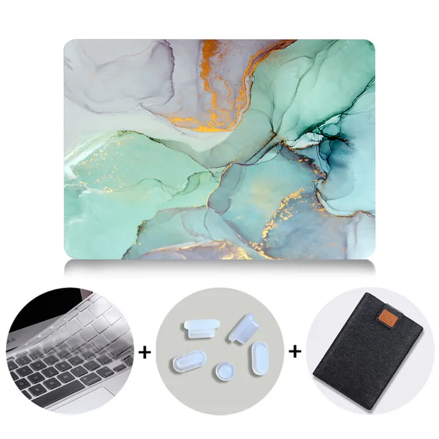 MB01 MTT мраморный чехол для Macbook Air Pro retina 11 12 13 15 16 дюймов, чехол для ноутбука mac book Pro 13,3 15,4 с сенсорной панелью - Цвет: MB01
