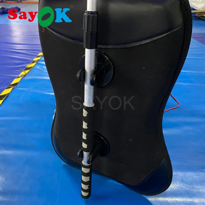 1.2m Inflatable Backpack Balloon Cloud Walking Advertising Ball with LED Lighting for Promotions | Дом и сад