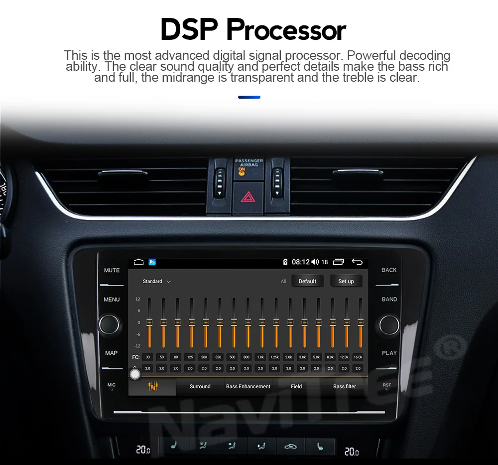 Автомобильный мультимедийный радиоплеер 4 Гб ОЗУ 64 ПЗУ для Mitsubishi Outlander 2005 2014