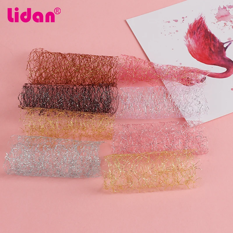 Сетчатая 3d-лента для ногтей тонкая клейкая полоска полировки шелковая фольга